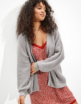 AE Oversized Chenille Cardigan | American Eagle Outfitters (US & CA)