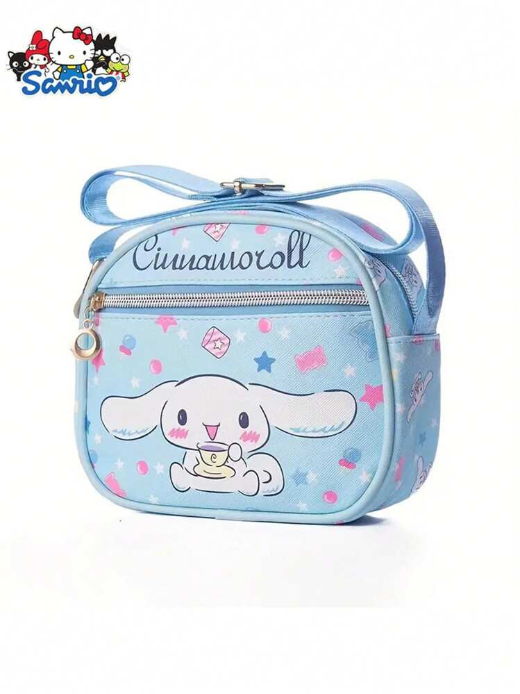 Sanrio 1 St Sanleo Hello Kitty Kuromi Melody Yugui Hond Nieuwe Kinderen Crossbody Tas Mode Schattige Ovale Meisjes Winkelen Schoudertas Leren Waterdichte Crossbody Tas Kleine Tas | SHEIN