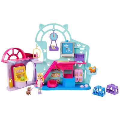 Polly Pocket Cuddle & Care Pet Vet Playset | Target