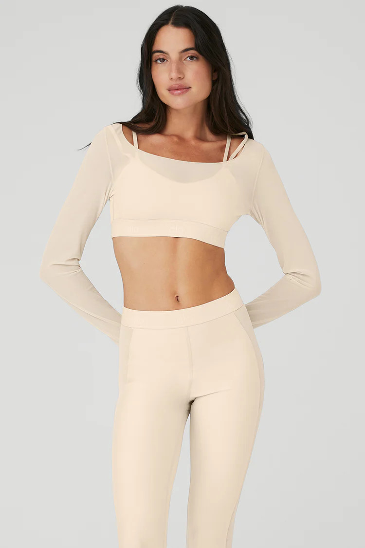 Airlift Long Sleeve Ballet Dream Bra | Alo Yoga (US)