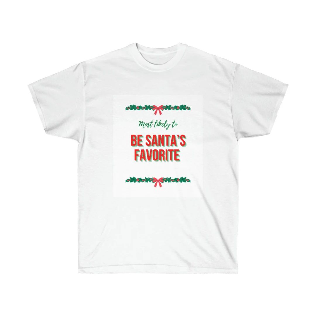 Most likely to be Santas favorite shirt: most likely to, matching Christmas pajamas family, famil... | Etsy (US)