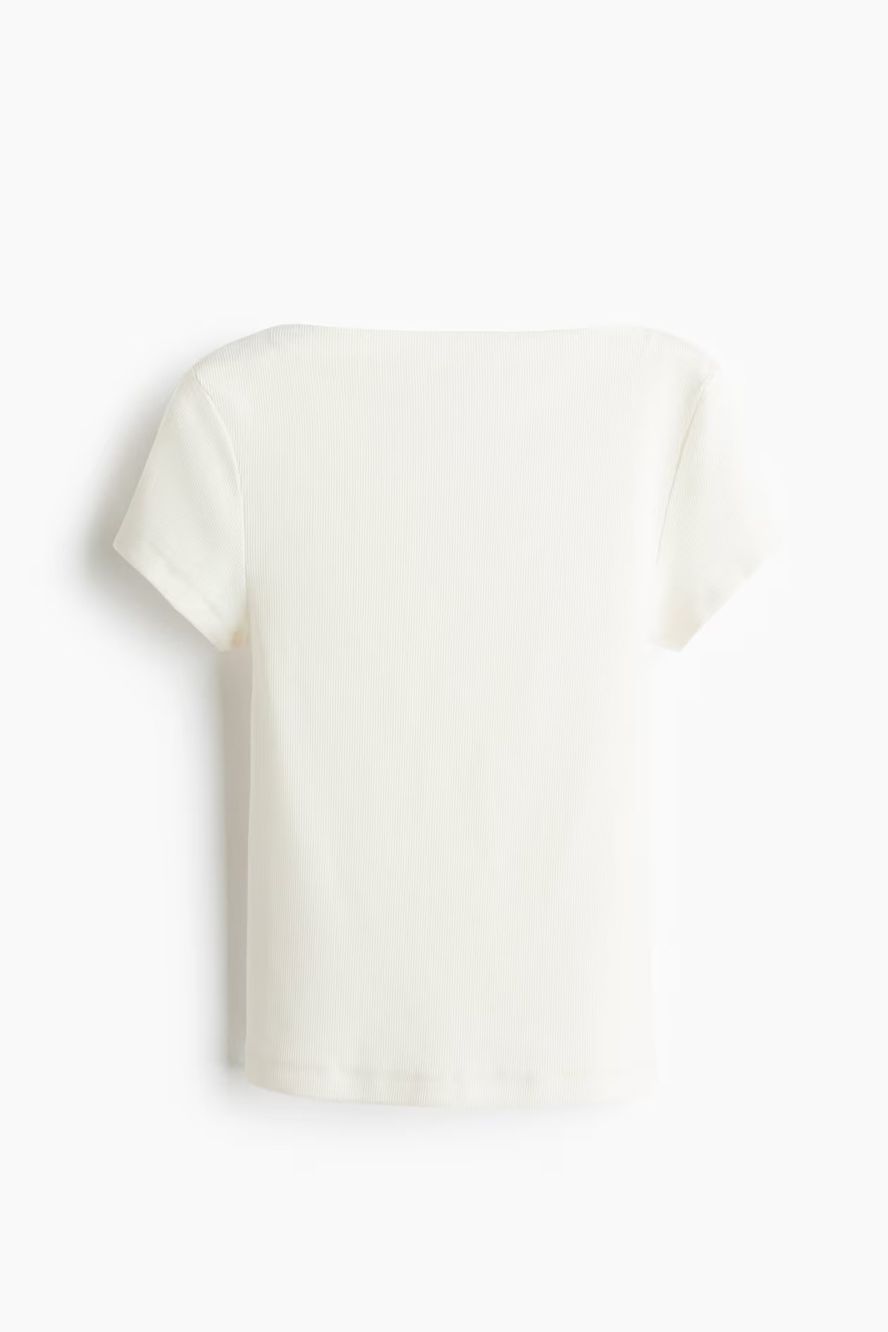 Ribbed Boat-Neck Top | H&M (US + CA)
