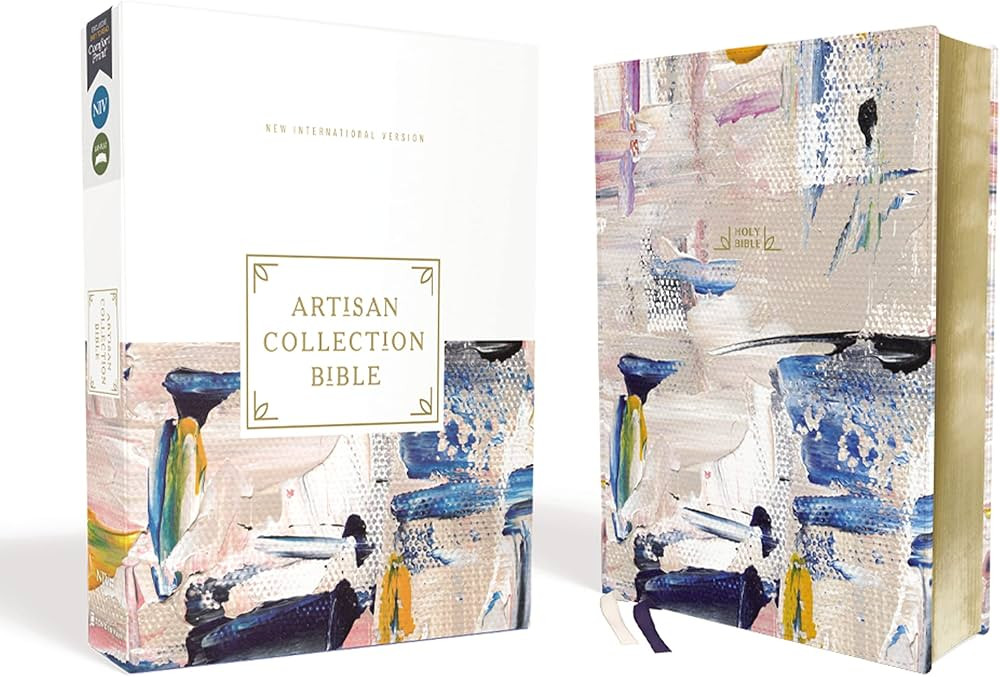 NIV, Artisan Collection Bible, Leathersoft, Multi-color/Blue, Red Letter, Comfort Print | Amazon (US)