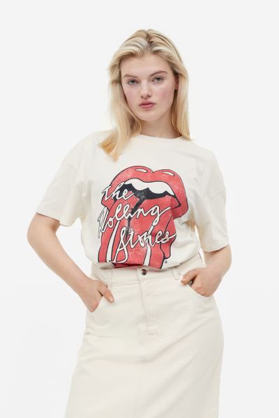 Oversized Printed T-shirt | H&M (US)