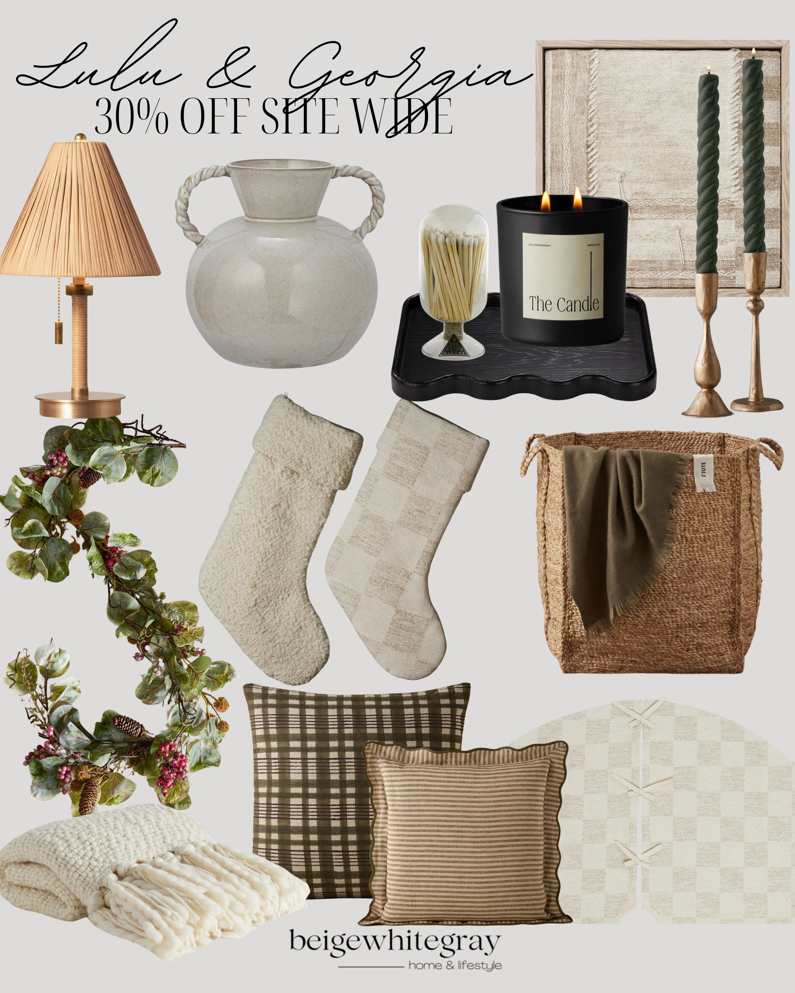 30% Off Site Wide at Lulu & Georgia!
Lulu and Georgia Black Friday Sale / Holiday Sale / Home Decor Sale / Winter Home / Winter Home Decor / Winter Decorative Accents / Winter Throw Pillows / Winter Throw Blankets / Neutral Home / Neutral Decorative Accents / Living Room Furniture / Entryway Furniture / WinterGreenery / Faux Greenery / Winter Vases / Winter Colors /  Winter Area Rugs / Holiday Home / Holiday Decor / Holiday Garland / Holiday Trees / Holiday Wreaths / Knit Throw Blankets /  

 

#LTKCyberWeek #LTKHoliday #LTKSaleAlert