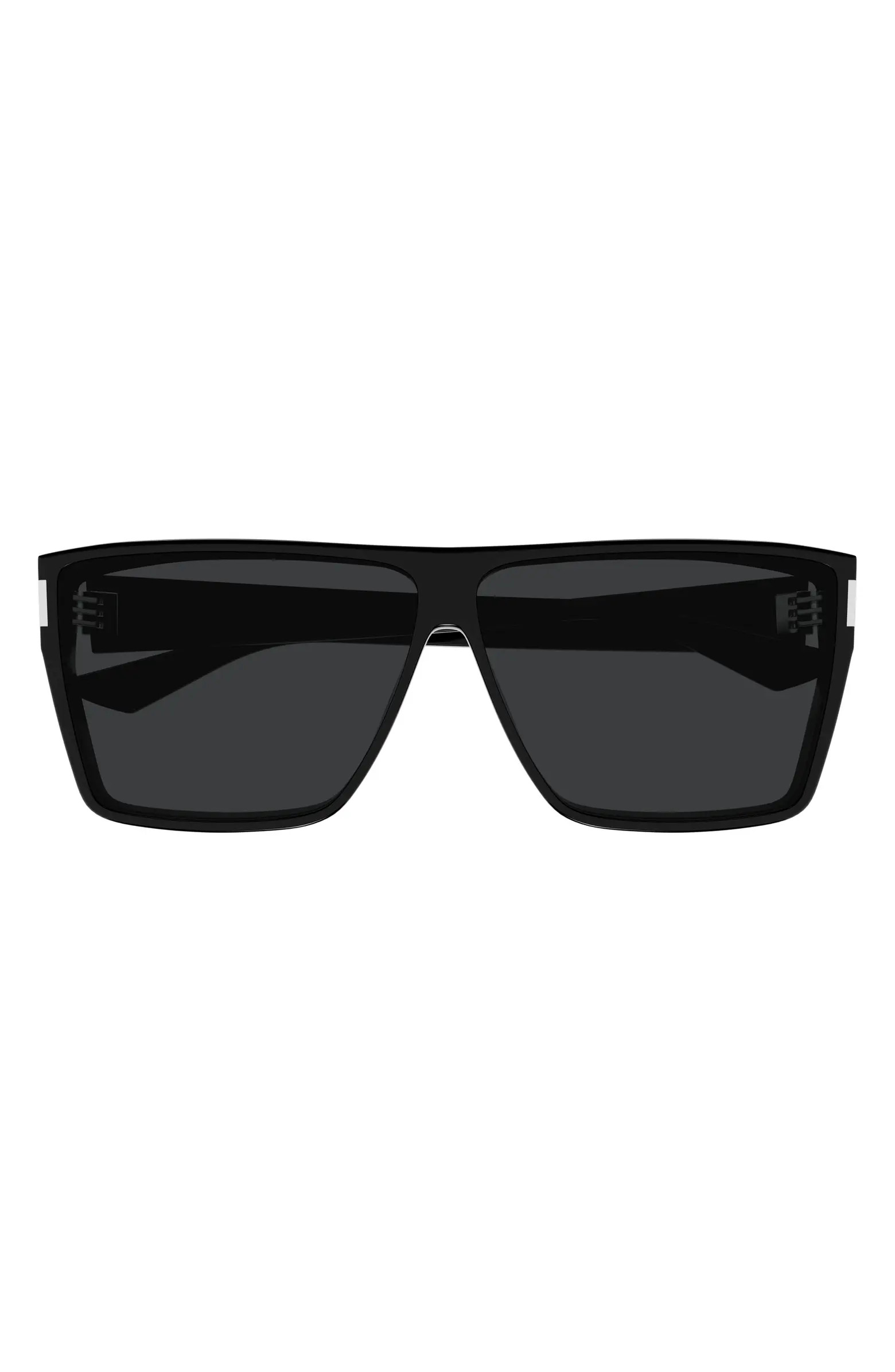 Saint Laurent SL 756 64mm Oversize Rectangular Sunglasses | Nordstrom | Nordstrom
