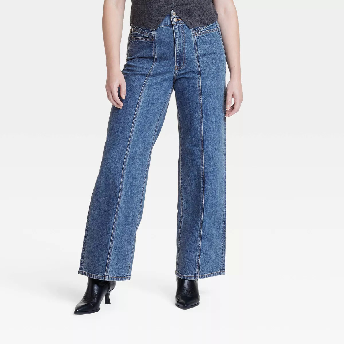 Women's High-Rise Tailored Wide Leg Jeans - Universal Thread™ | Target