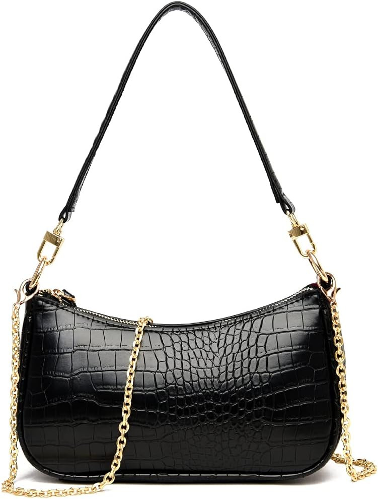 DOREAMALOE Shoulder Bag Retro Classic Purse Clutch Shoulder Tote HandBag with Zipper Closure for ... | Amazon (US)