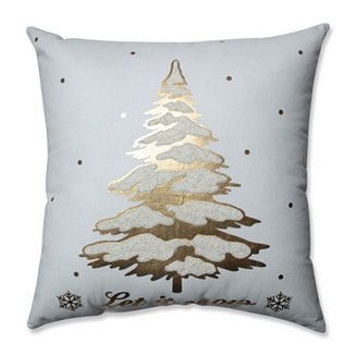 Pillow Perfect Glamour Single Tree Gold-White 17.5 | Macys (US)