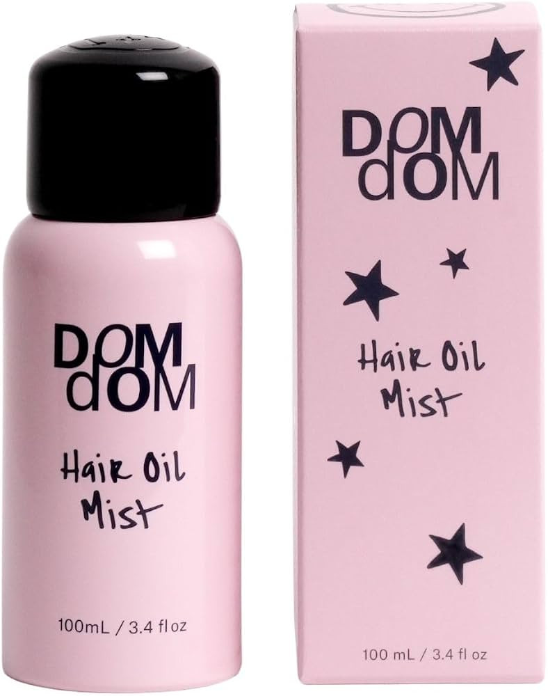 Dom Dom Hair Oil Mist, Lightweight Shine & Hydrating Spray, 3.4 fl oz | Amazon (US)
