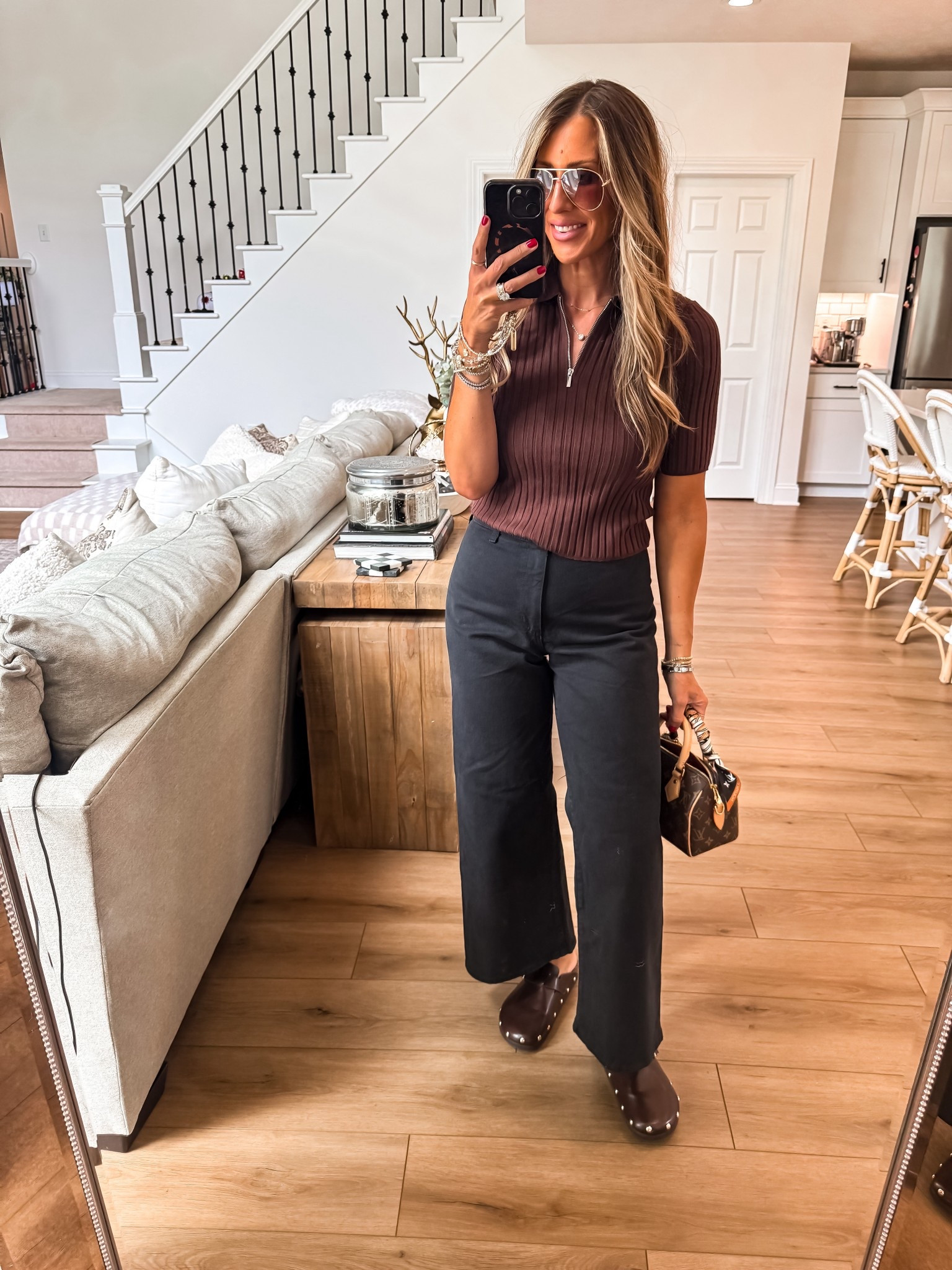 Target finds 
Size 8 pants size small
Top 

#LTKMidsize #LTKOver40 #LTKFindsUnder50