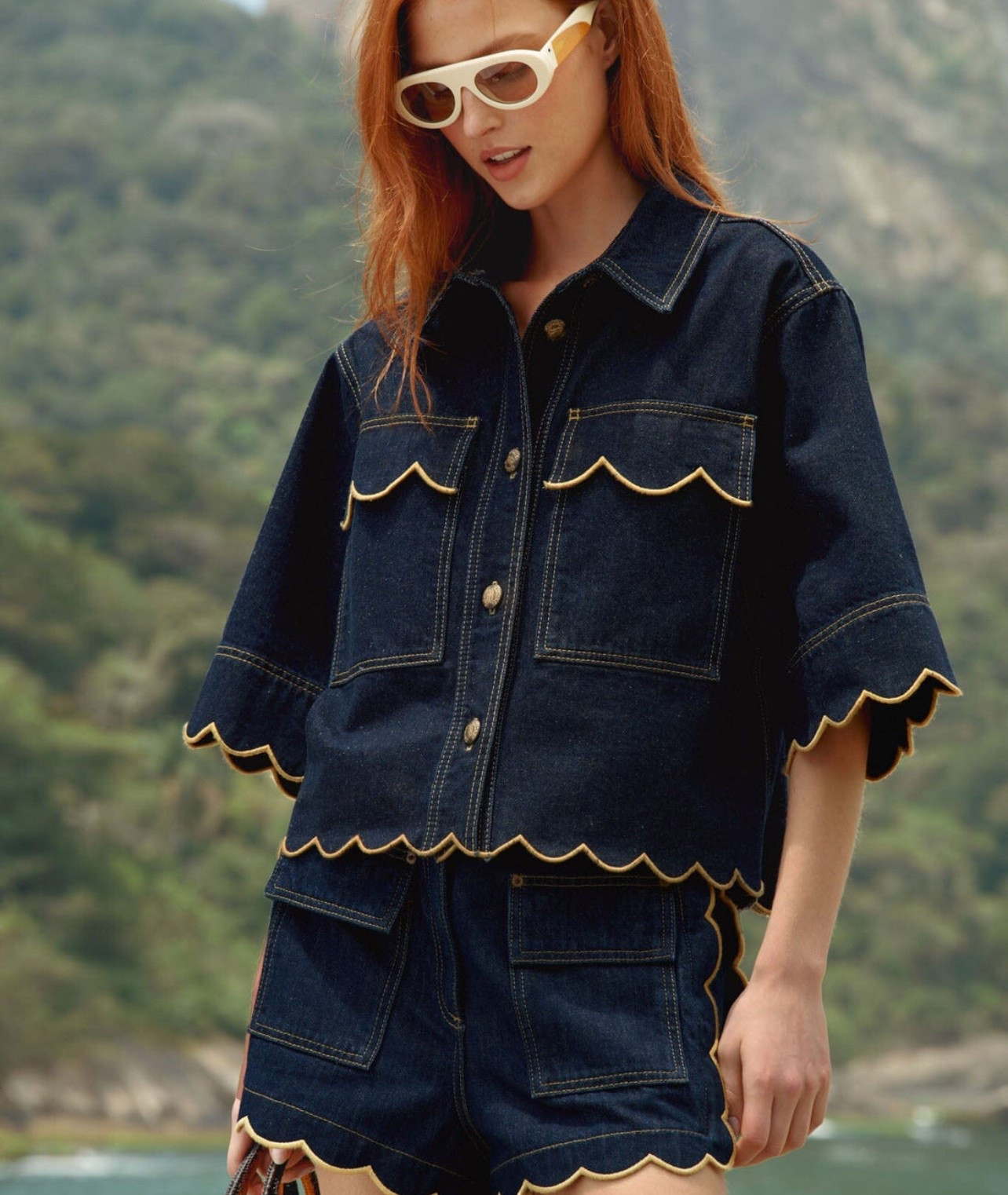 Farm Rio Summer 🔥 matching denim set. The shorts sold separately.