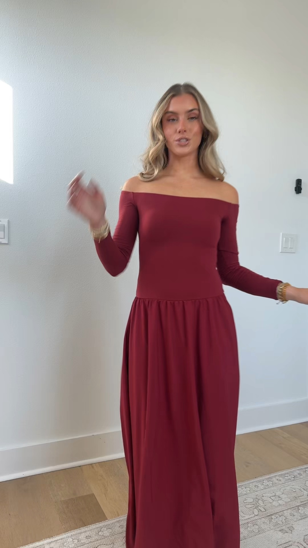 Amazon size XS INLYRIC Women's Off The Shoulder Long Sleeve Maxi Dresses Elegant Formal Wedding Guest Cocktail Long Dresses

#LTKWedding #LTKSaleAlert #LTKootd