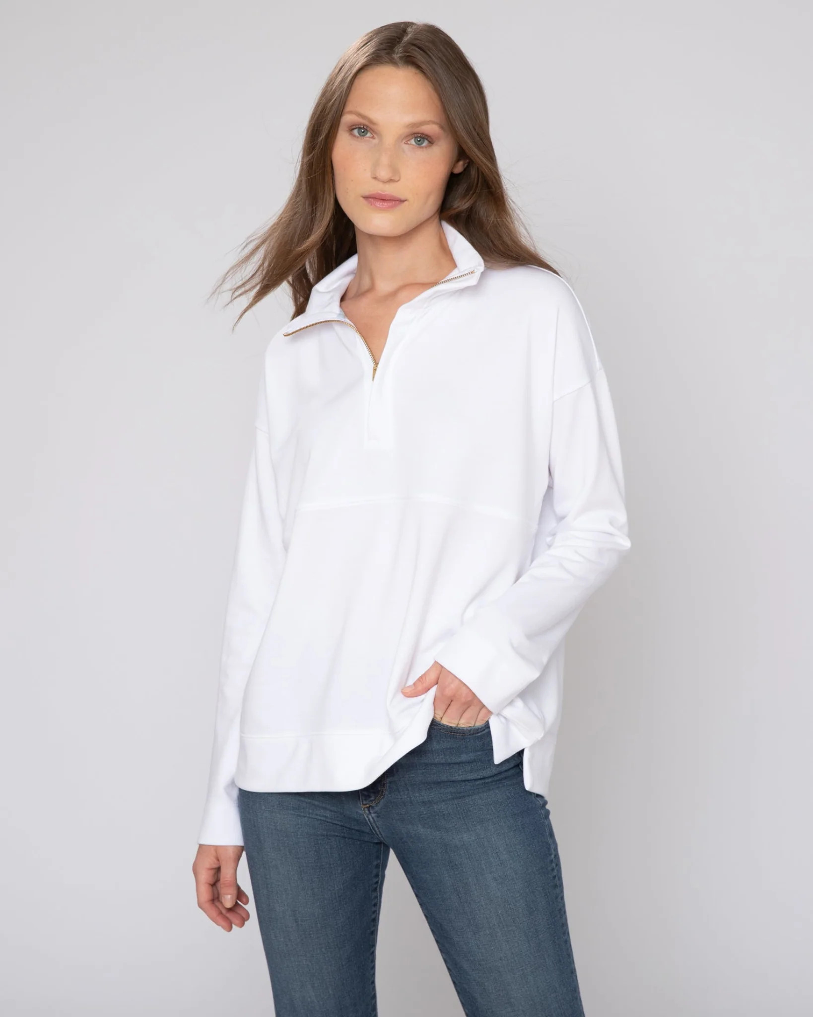The Zip-Up Sweatshirt | Alice Walk