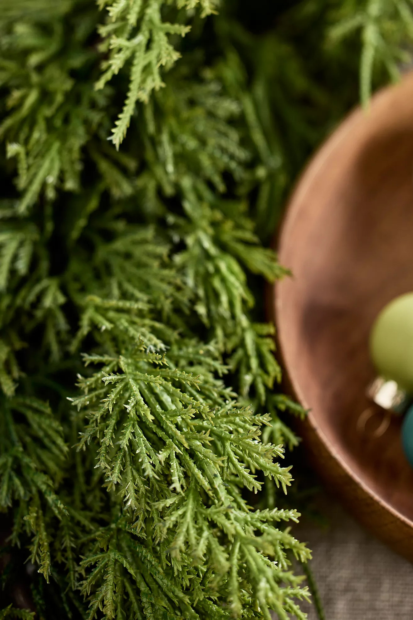 Faux Juniper Garland, Skinny | Anthropologie (US)