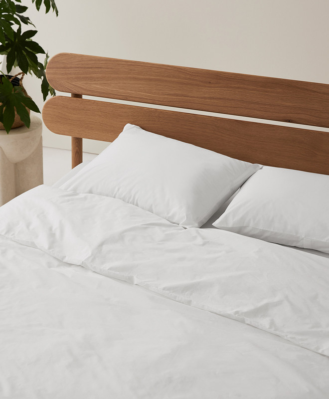 Home Organic Cool-air Percale Duvet Cover made with Organic Cotton | Pact | Pact Apparel