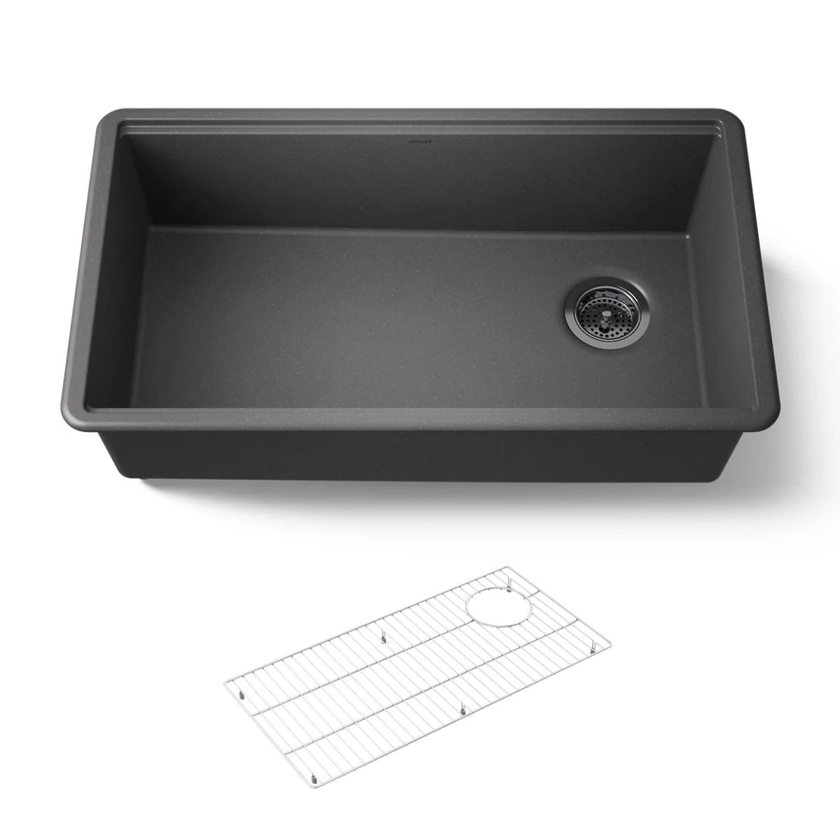 Billings 32-1/2 In. Undermount Single-Bowl Kitchen Sink K-33710-CM7 | Wayfair North America