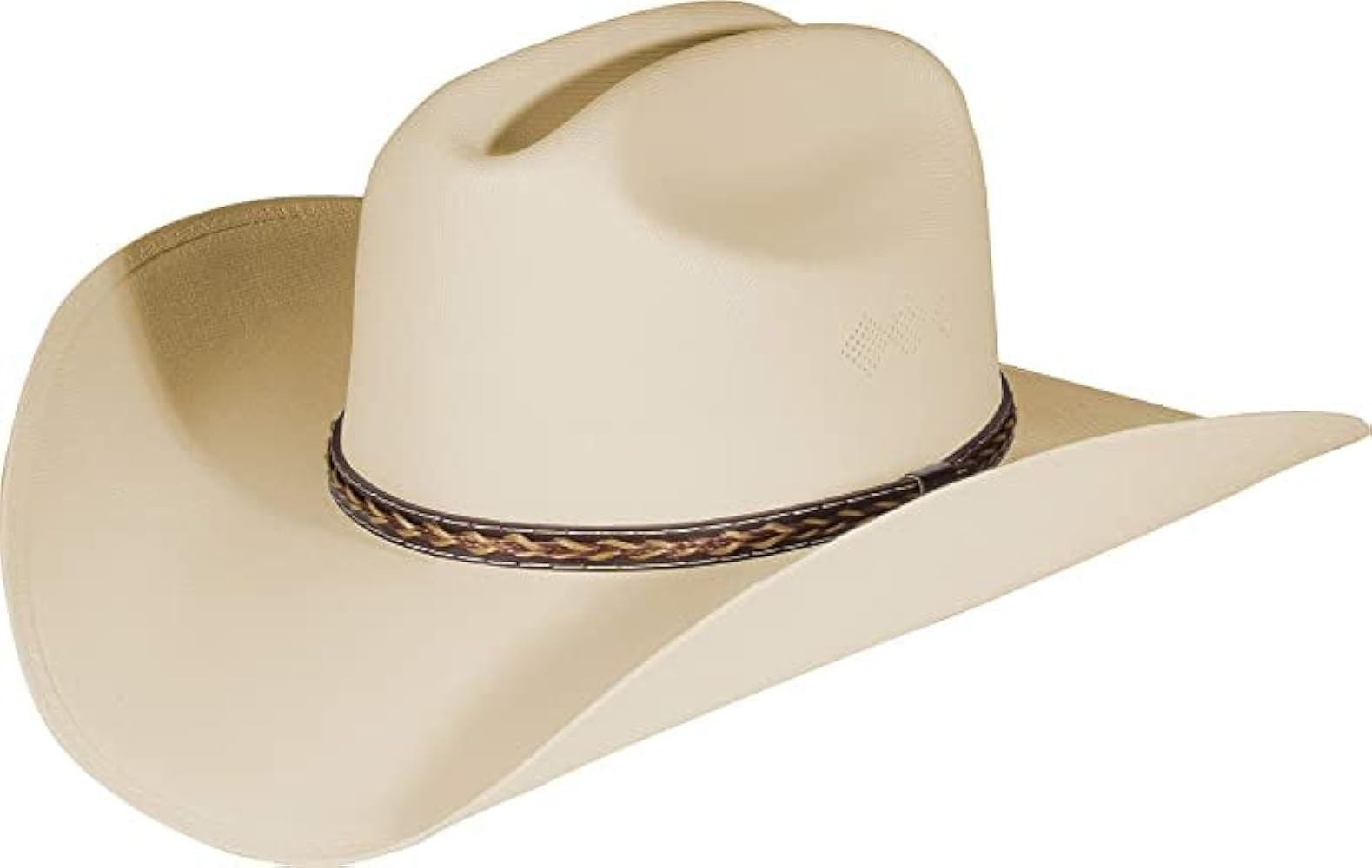 GRAL Western eX Men's Classic Off White Straw Cowboy Hat. Sombrero LONA Vaquero (S/M, Off White) | Amazon (US)