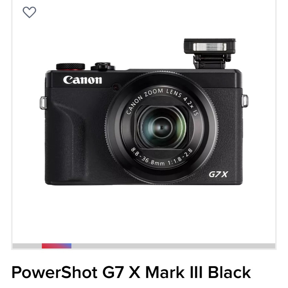 Canon G7 x Mark iii