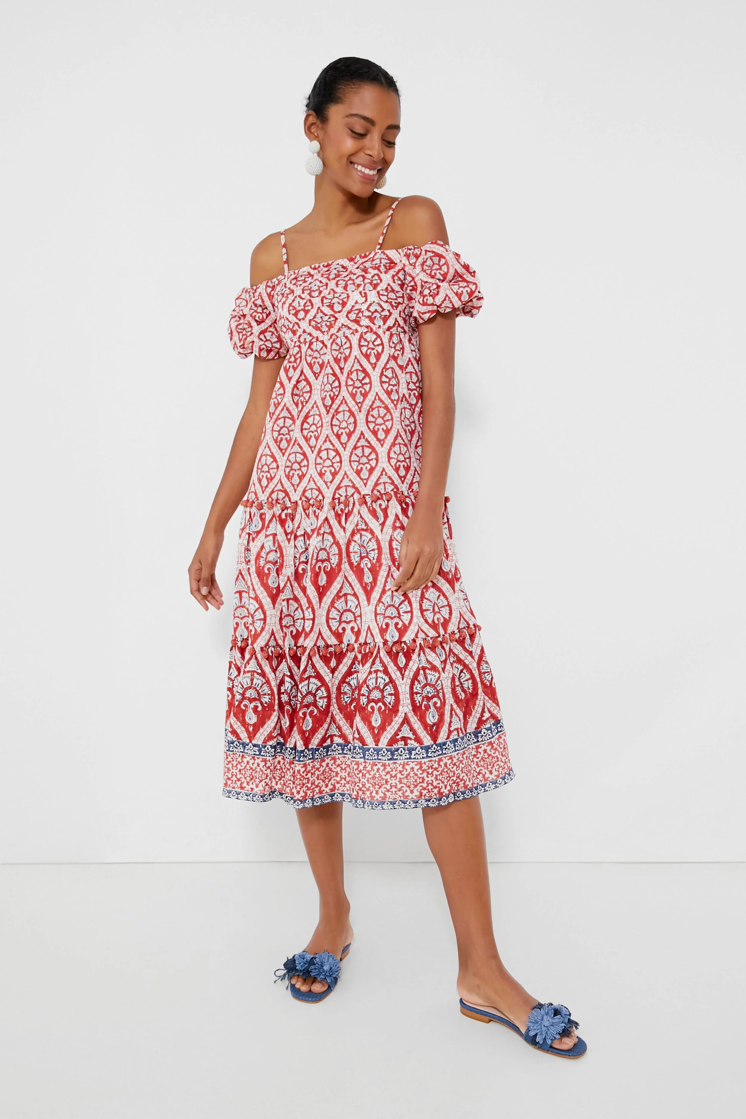 Multi Fenya Midi Dress | Tuckernuck (US)