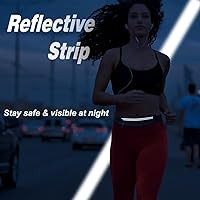 Slim Running Belt Fanny Pack for Men Women, Running Phone Holder Runners Pouch Waist Pack for Wor... | Amazon (US)