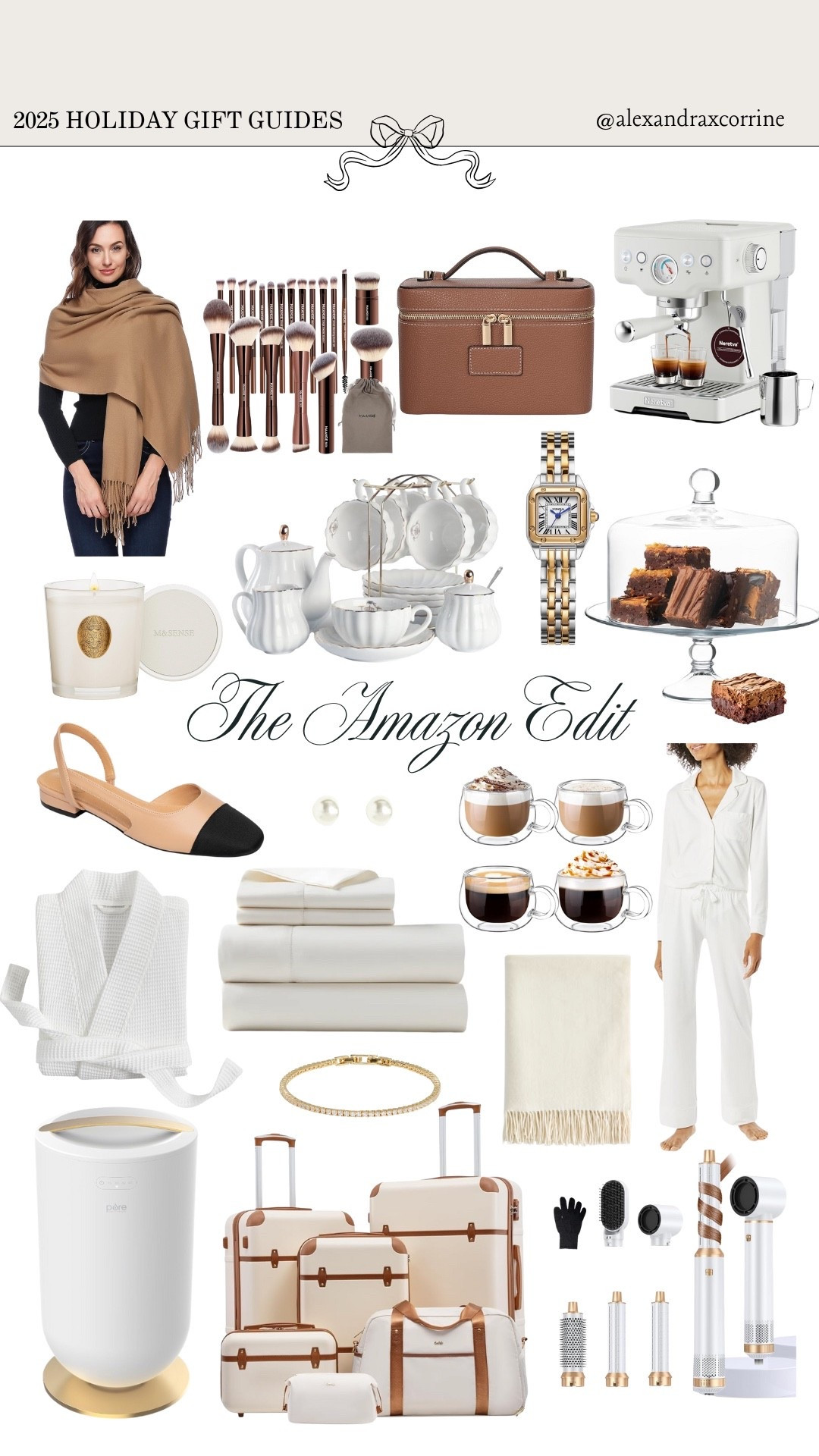 The 2025 holiday gift guides curated by Alexandra Corrine: All from Amazon 🤍 

Gift guide, holiday, Christmas gift ideas, gift ideas, wishlist, present, gift inspiration, holiday shopping, Amazon finds, Amazon gift ideas

#LTKHoliday #LTKGiftGuide