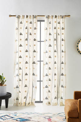 Embroidered Faiza Curtain | Anthropologie (US)