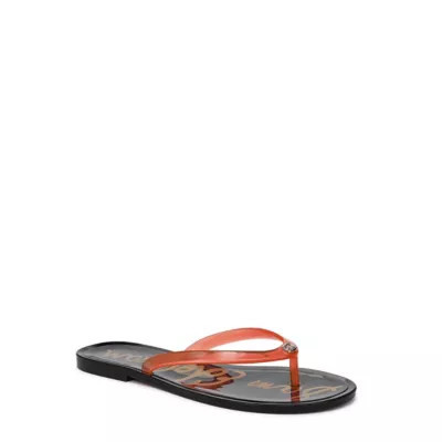 Sam Edelman Dean Jelly Flip Flop, Red, 9M | Belk