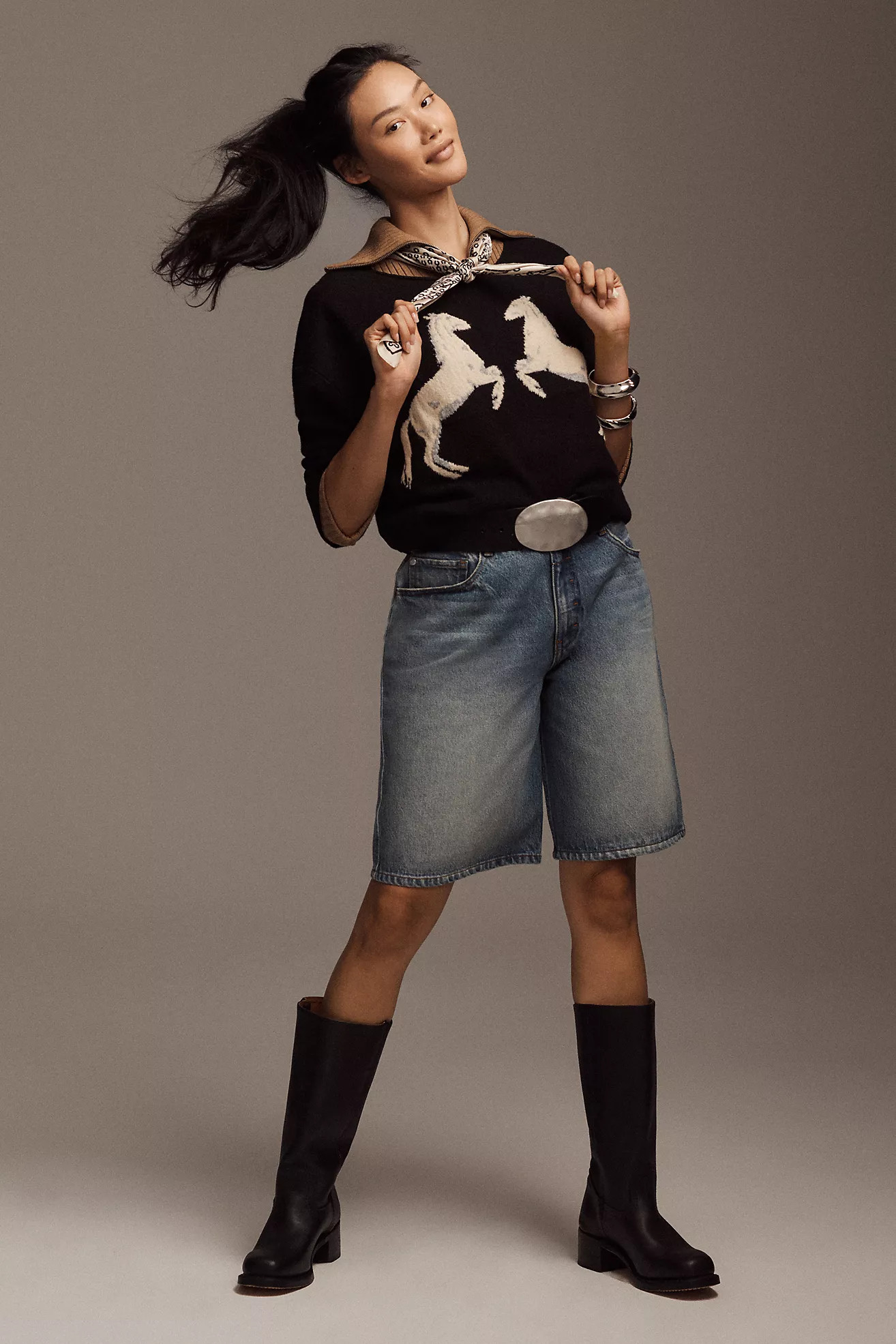 Daily Practice by Anthropologie Horse Sweater | Anthropologie (US)