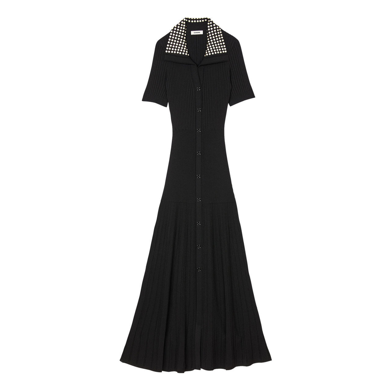 Elonie Studded Rib-Knit Dress | Brown Thomas (IE)