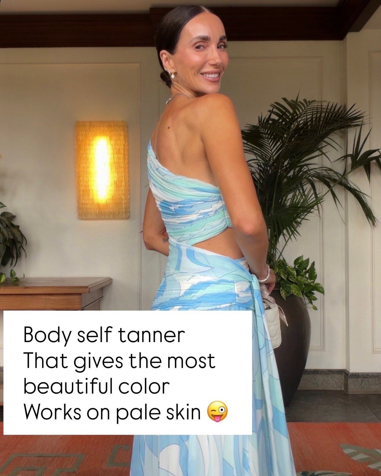 This self tanner gives me a natural looking glow without the orange tones or streaky finish. It applies evenly, fades well, and is one of the easiest ways to look a little more sun kissed without spending hours in the sun.

self tanner, sunless tanning, tanning mousse, glowing skin, beauty favorites, streak free tan, natural tan, skincare routine, summer beauty, self tanning routine, annabrstyle

#LTKSeasonal #LTKBeauty #LTKselfcare