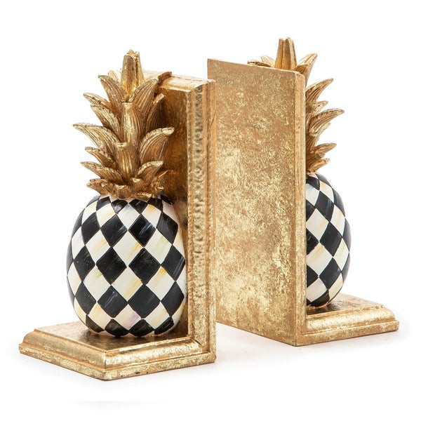 MacKenzie-Childs Pineapple Bookends | MacKenzie-Childs