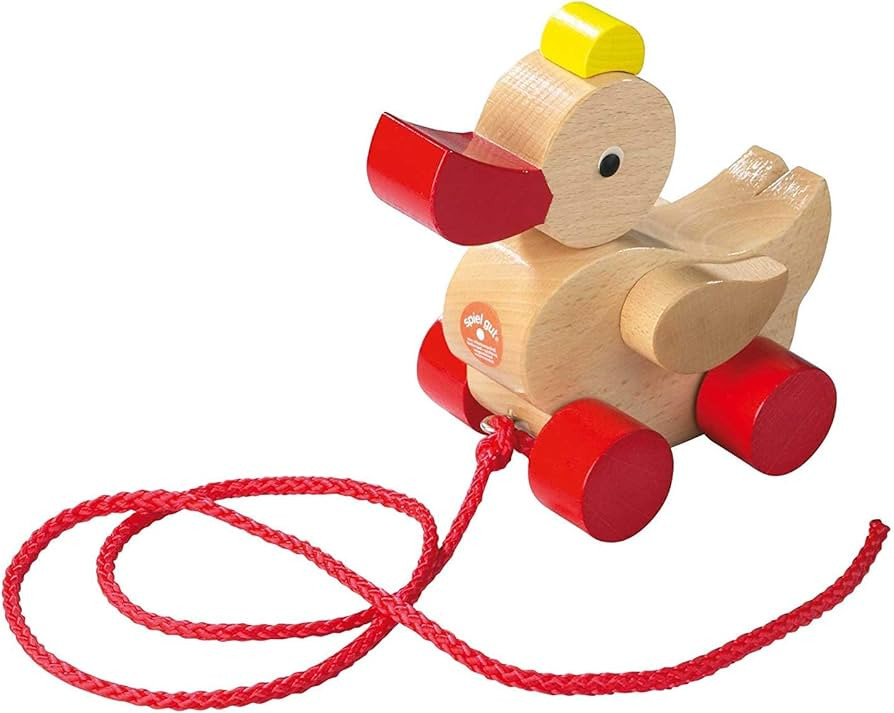 Haba Classic Duck Pull Toy - A Nostalgic Wooden Toddler Toy (Made in Germany) | Amazon (US)