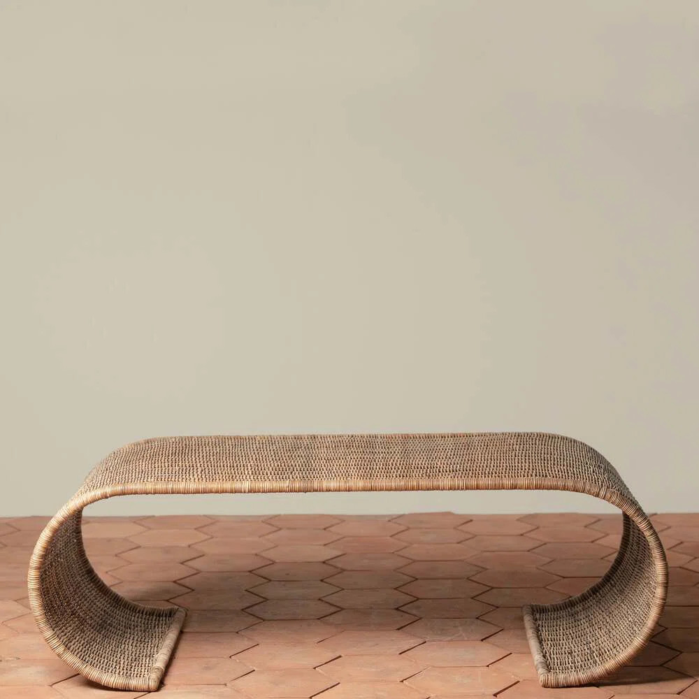 Woven Healdsburg Sled Coffee Table | Perigold | Perigold