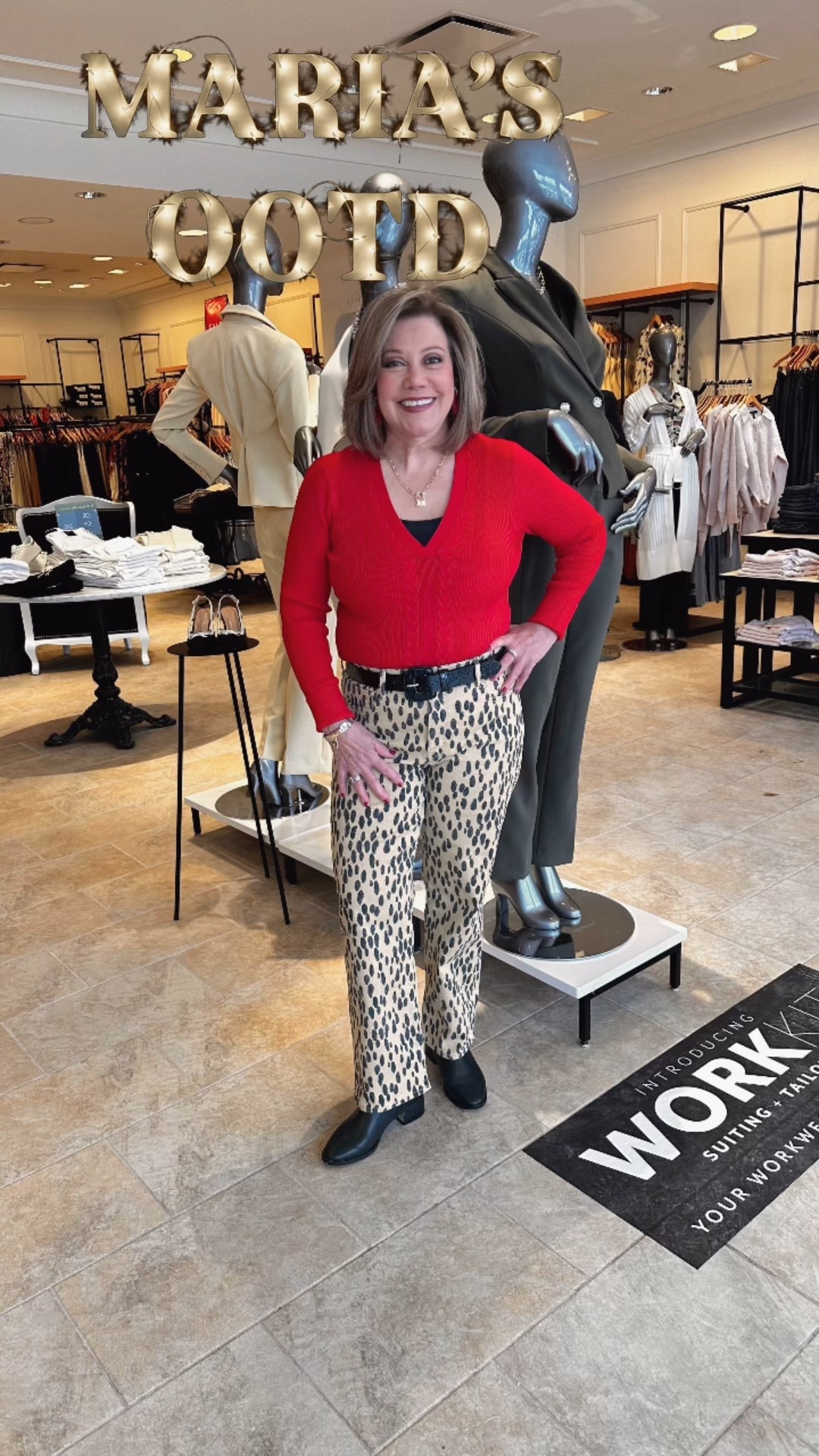 Maria was killing it today at work in her OOTD. 

#LTKootd #LTKOver40 #LTKPetite