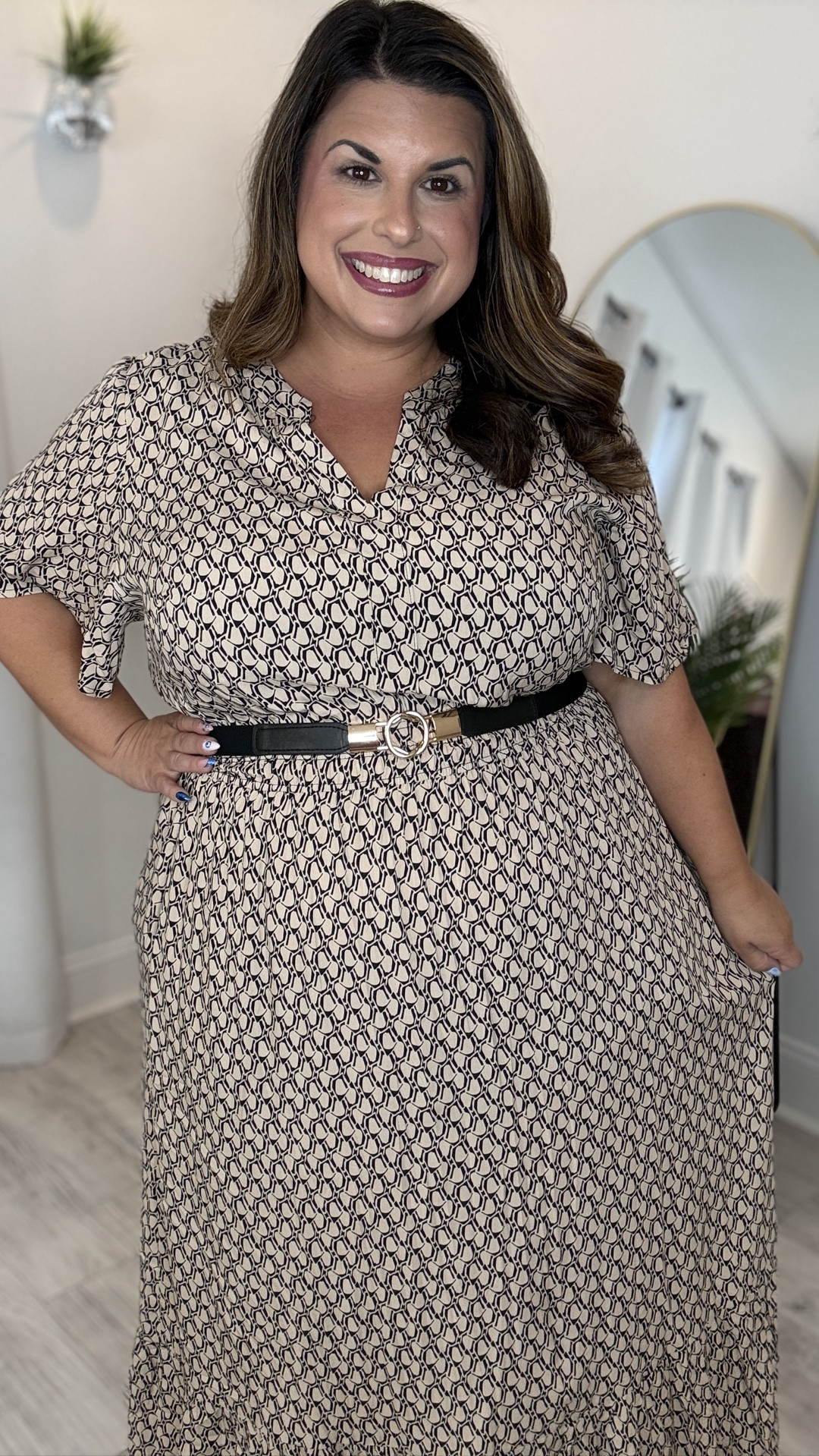 Adding a belt can change your entire look, especially if it’s a belt that works well with a plus size body like this

#LTKPlusSize #LTKOver40