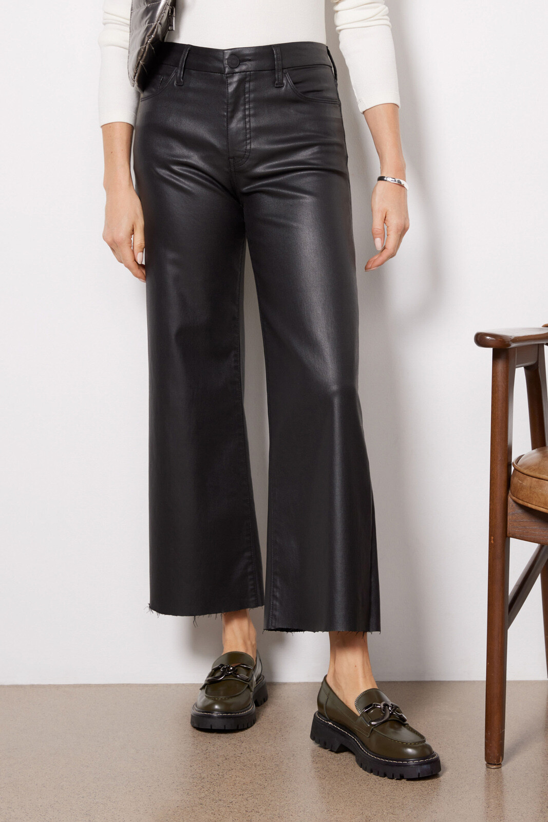 Meg Coated Wide Leg | Evereve