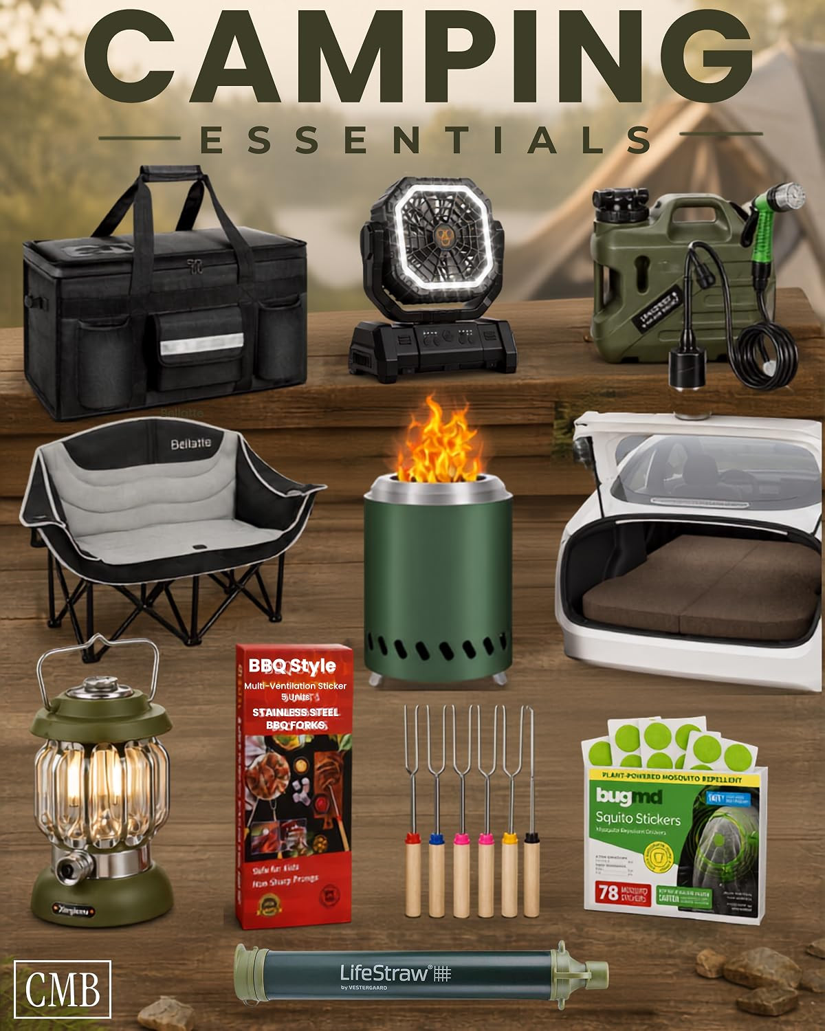 Camping essentials for the people who love fresh air, but also deeply believe in being comfortable. Easy Amazon finds for sleeping better, cooking smarter, staying organized, and making the whole “roughing it” thing feel a lot less rough. 

 #LTKdayinmylife #LTKActive #LTKTravel