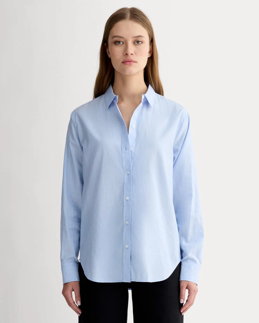 The Must-Have Shirt in Silky Cotton | Pale Blue | Everlane