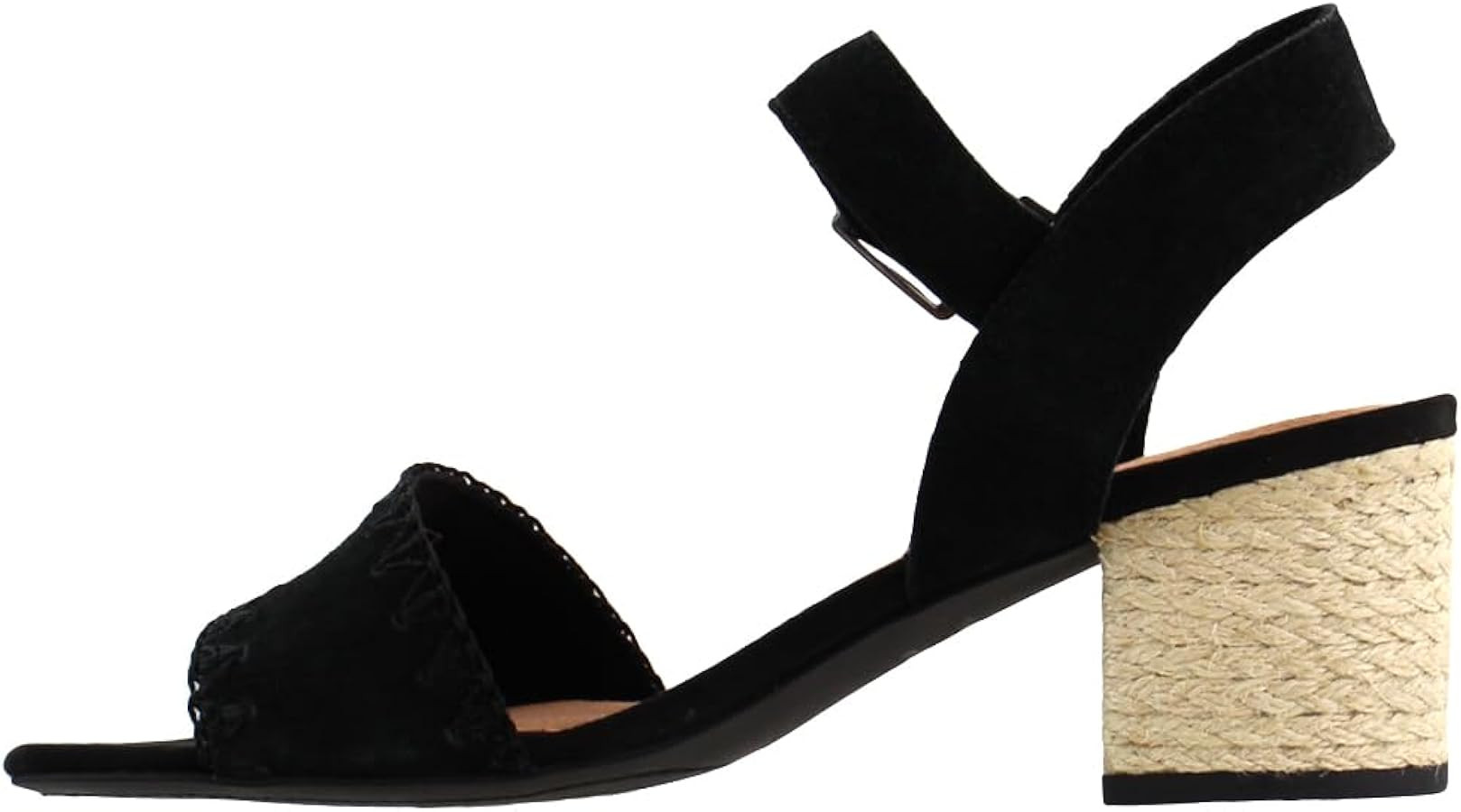 TOMS Womens Rosa Block Athletic Sandals Casual Mid Heel 2-3" - Off White | Amazon (US)