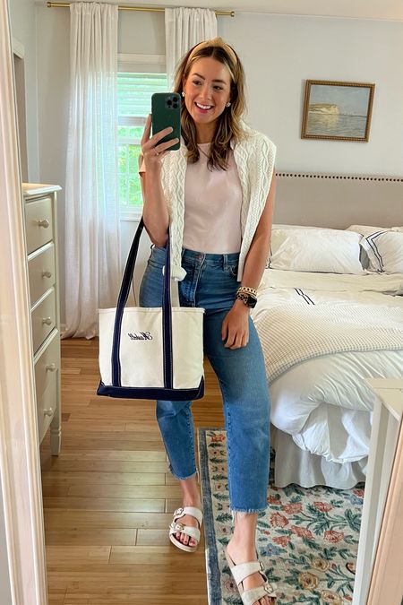 Sharing today’s easy and elevated classic style OOTD. A little chiller here today! Heading out to run some errands. 🤍 

#LTKStyleTip #LTKSeasonal