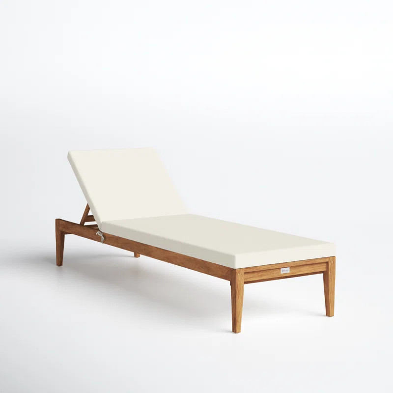Panthea Outdoor Acacia Chaise Lounge | Wayfair North America