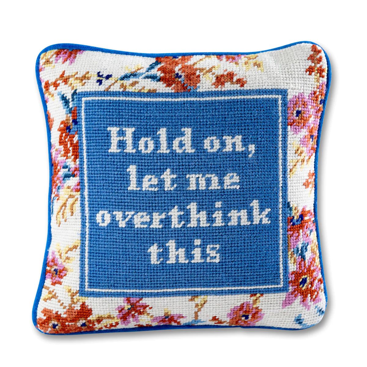Overthink Needlepoint Pillow | Furbish Studio