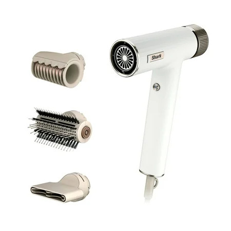 Shark SpeedStyle RapidGloss Finisher and High-Velocity Dryer with IQ Speed Styling and Drying Suite, Lightweight, Ionic, No Heat Damage, Best for Straight and Wavy Hair, Silk, HD331 | Walmart (US)