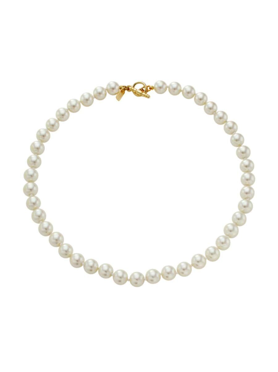 Cultura Goldtone & Faux Pearl Necklace | Saks Fifth Avenue