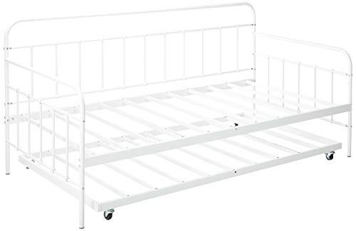 Zinus Florence Twin Daybed and Trundle Frame Set / Premium Steel Slat Support / Daybed and Roll Out  | Amazon (US)