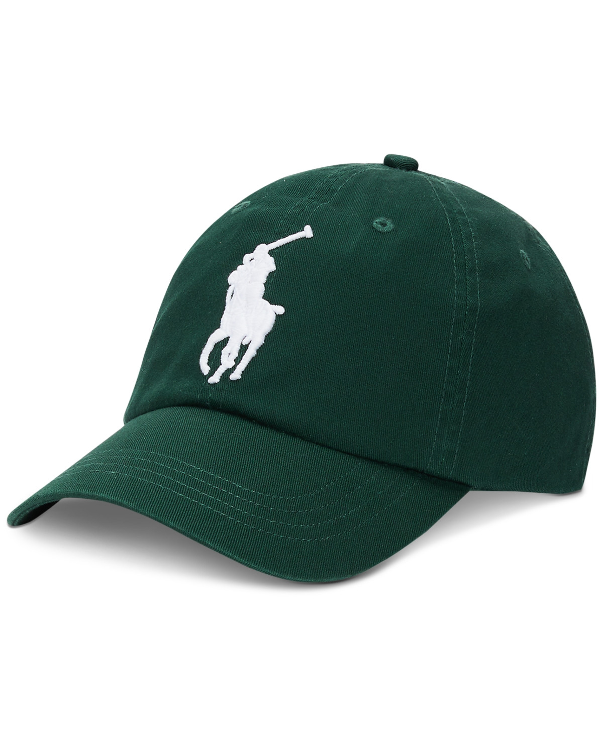 Polo Ralph Lauren Men's Big Pony Chino Sports Hat - Moss Agate | Macy's
