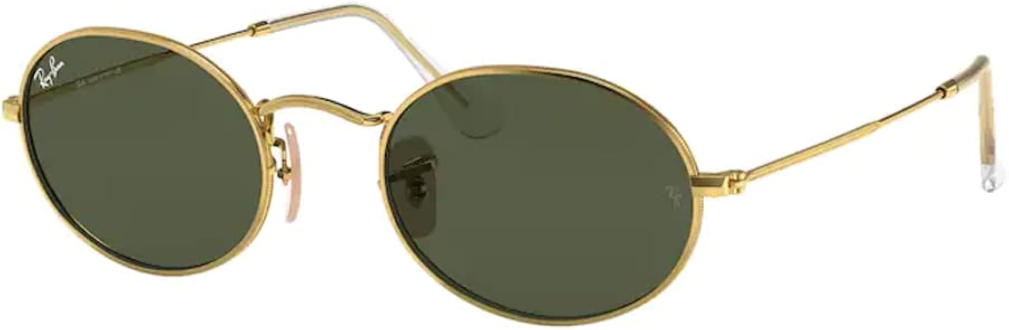 Ray-Ban RB3547 Oval Sunglasses for Men for Women + BUNDLE With Designer iWear Complimentary Eyewe... | Amazon (US)