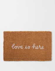 Coco Coir Doormat - Love is Here | The Little Market