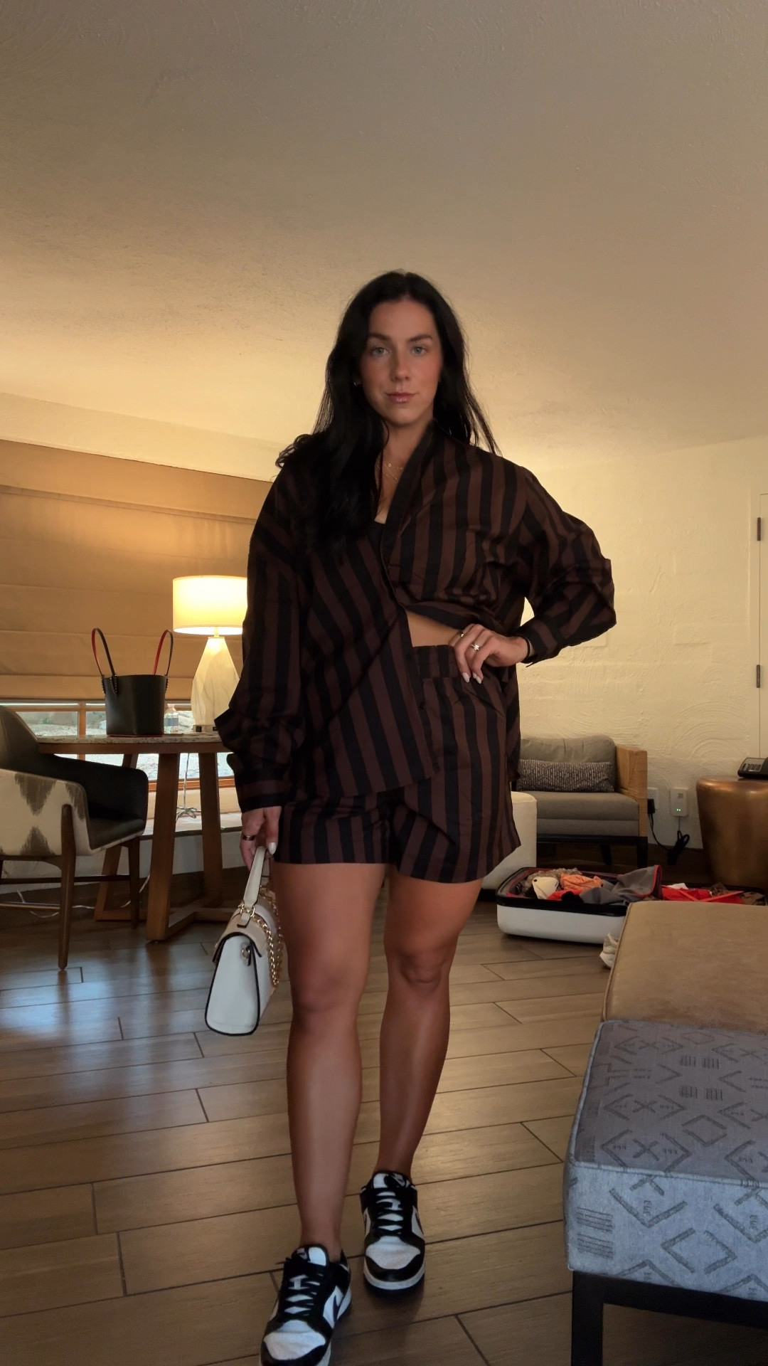 Aerie pajama set! On major sale but the top in this color is gone 💔 Bag is from TJ Maxx